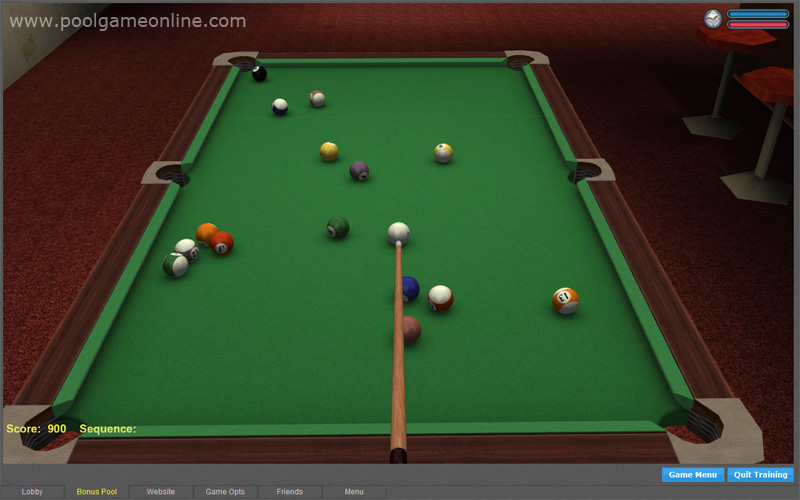 Click to view 3D Online Pool 1.391 screenshot